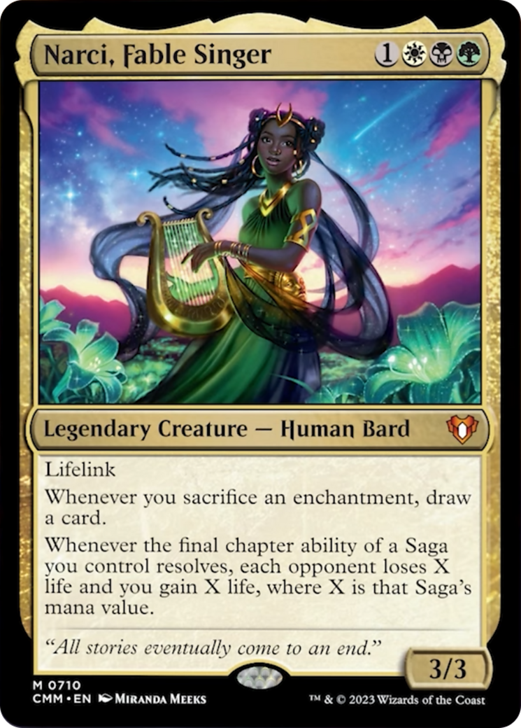 Narci, Fable Singer [Commander Masters] | Empire Gaming NC