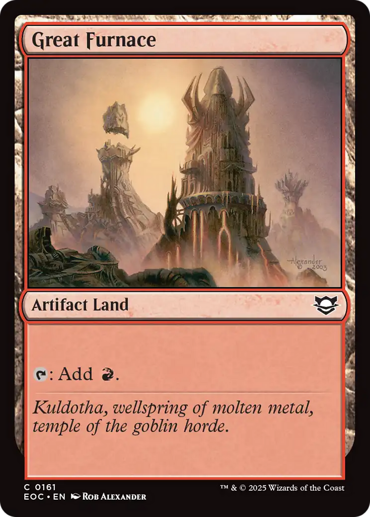 Great Furnace [Edge of Eternities Commander] | Empire Gaming NC
