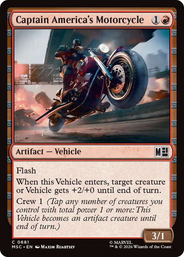 Captain America's Motorcycle [Marvel Super Heroes Commander] | Empire Gaming NC