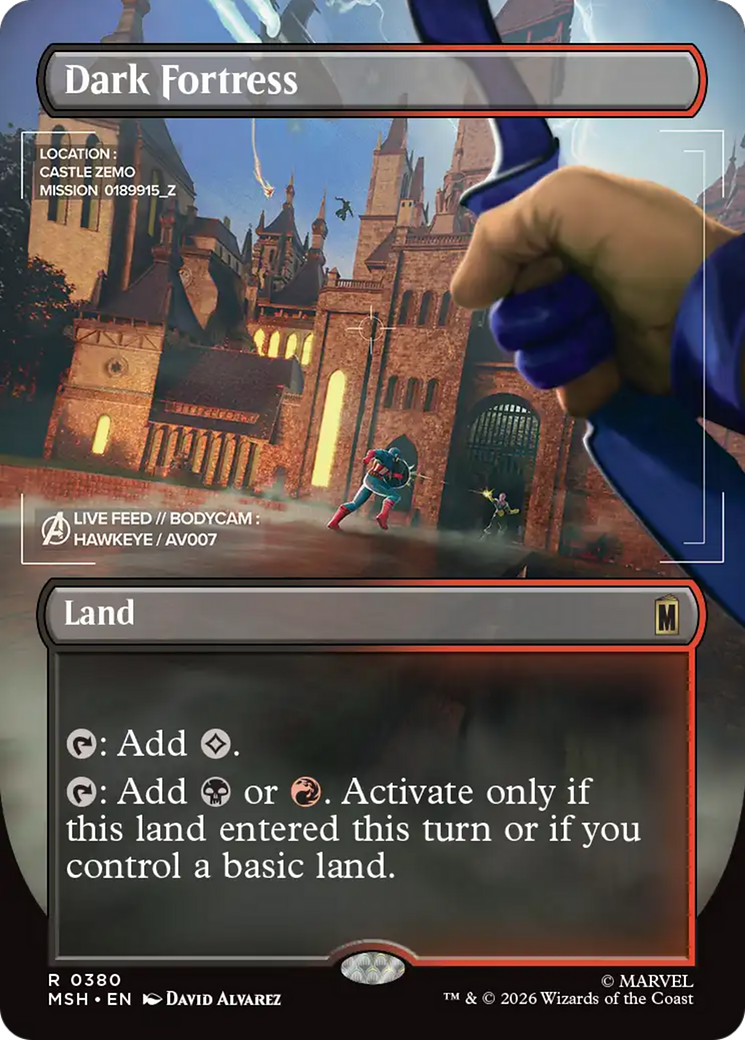 Dark Fortress (Borderless) [Marvel Super Heroes] | Empire Gaming NC