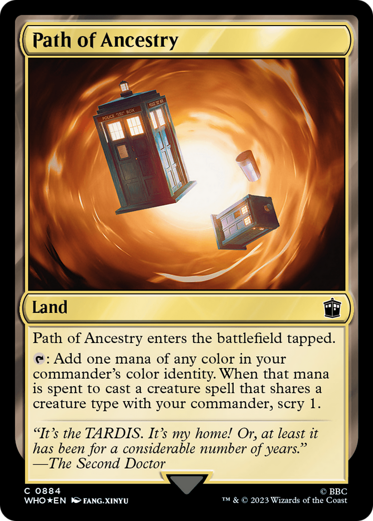 Path of Ancestry (Surge Foil) [Doctor Who] | Empire Gaming NC