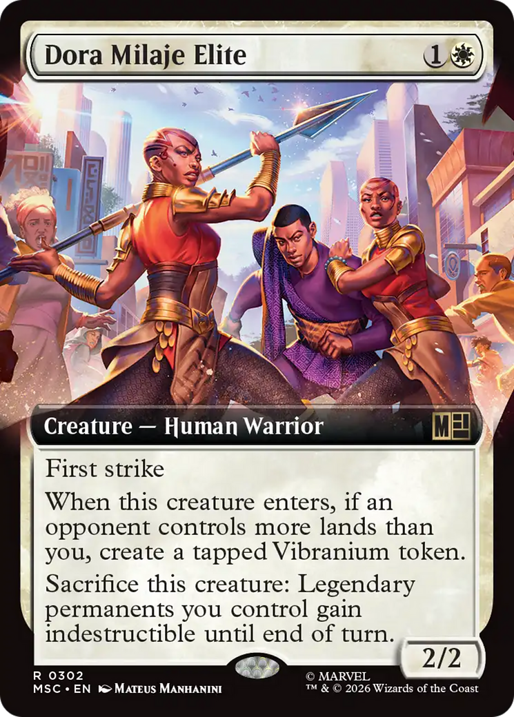 Dora Milaje Elite (Extended Art) [Marvel Super Heroes Commander] | Empire Gaming NC