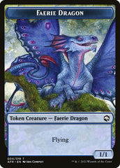 Spider // Faerie Dragon Double-Sided Token [Dungeons & Dragons: Adventures in the Forgotten Realms Tokens] | Empire Gaming NC