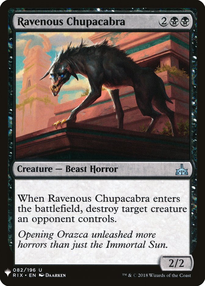 Ravenous Chupacabra [Mystery Booster] | Empire Gaming NC