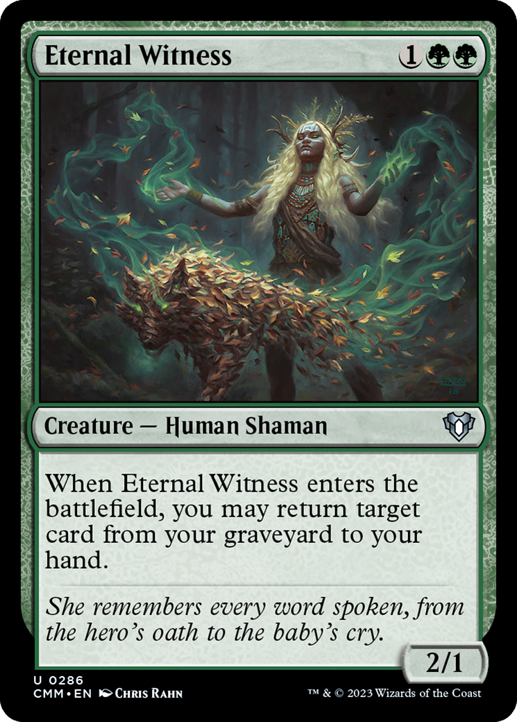 Eternal Witness [Commander Masters] | Empire Gaming NC