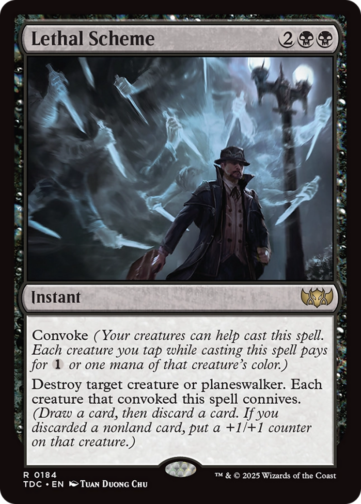 Lethal Scheme [Tarkir: Dragonstorm Commander] | Empire Gaming NC