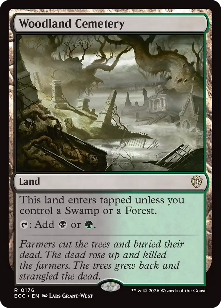 Woodland Cemetery [Lorwyn Eclipsed Commander] | Empire Gaming NC