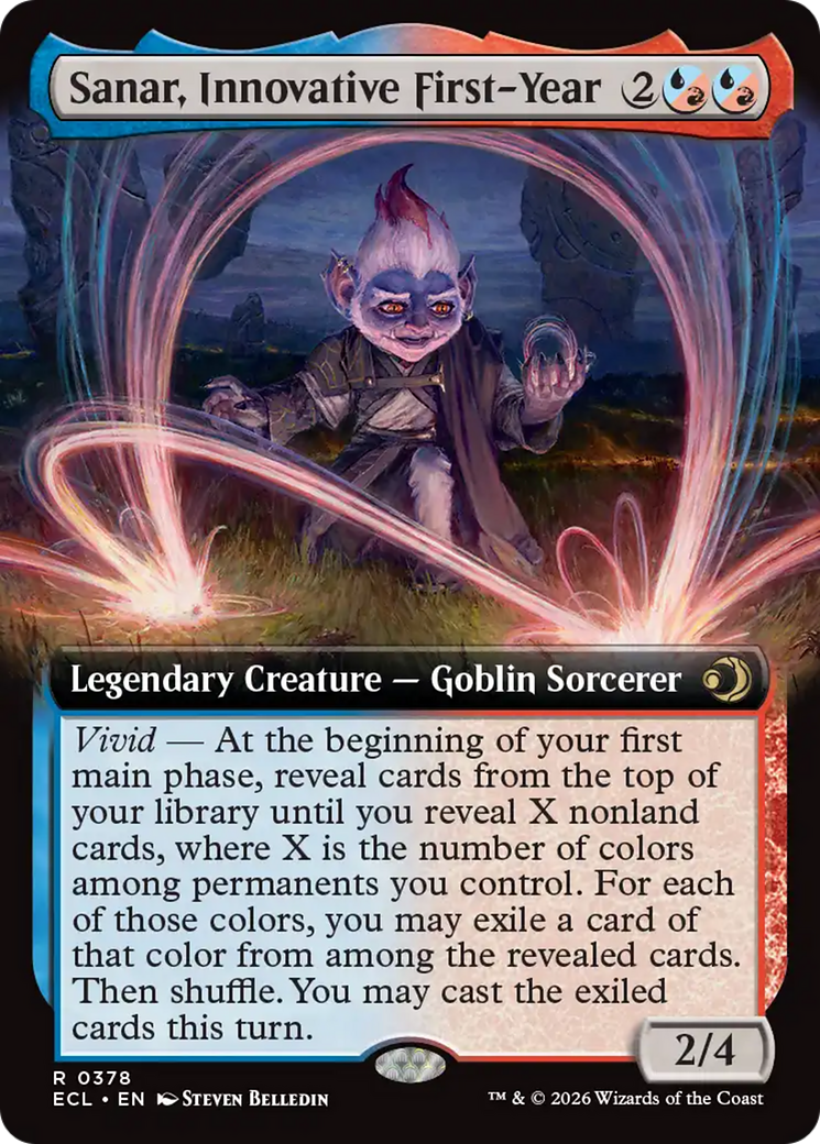 Sanar, Innovative First-Year (Extended Art) [Lorwyn Eclipsed] | Empire Gaming NC