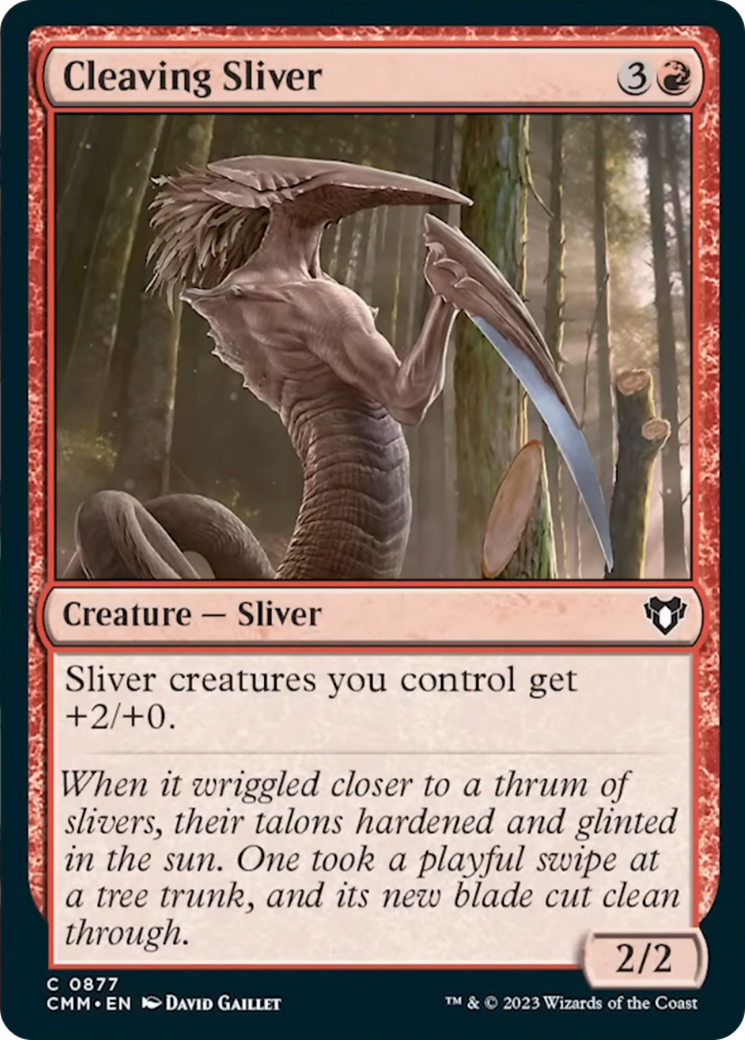 Cleaving Sliver [Commander Masters] | Empire Gaming NC