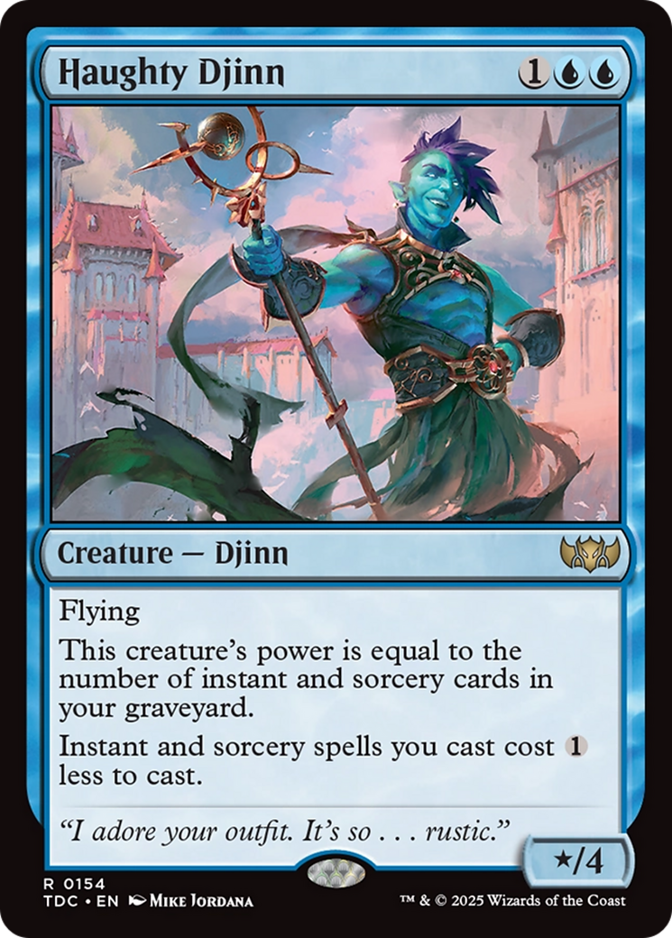 Haughty Djinn [Tarkir: Dragonstorm Commander] | Empire Gaming NC