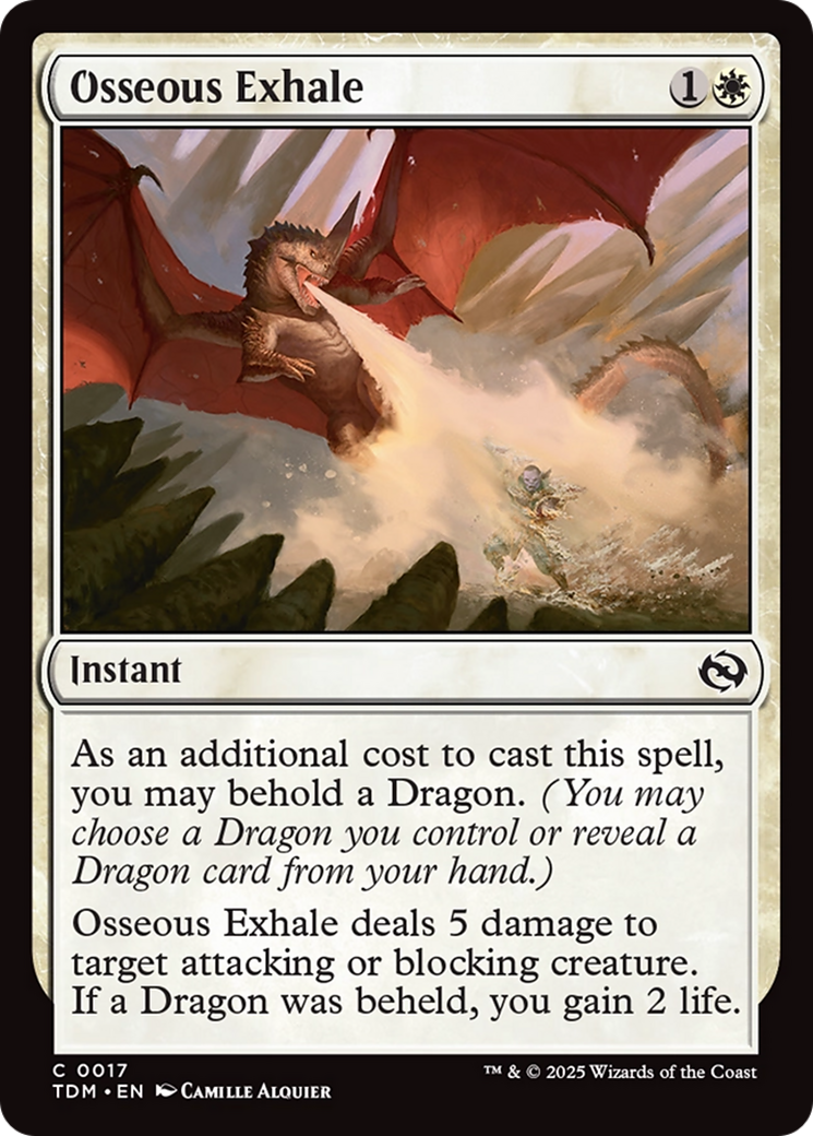 Osseous Exhale [Tarkir: Dragonstorm] | Empire Gaming NC