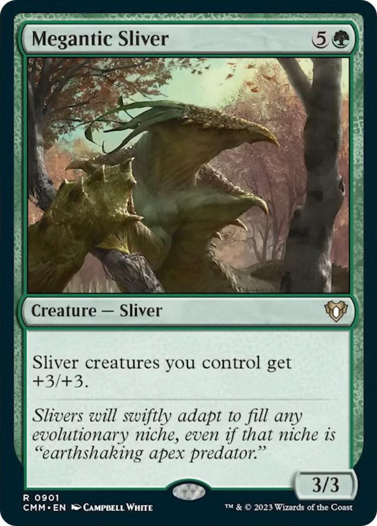 Megantic Sliver [Commander Masters] | Empire Gaming NC