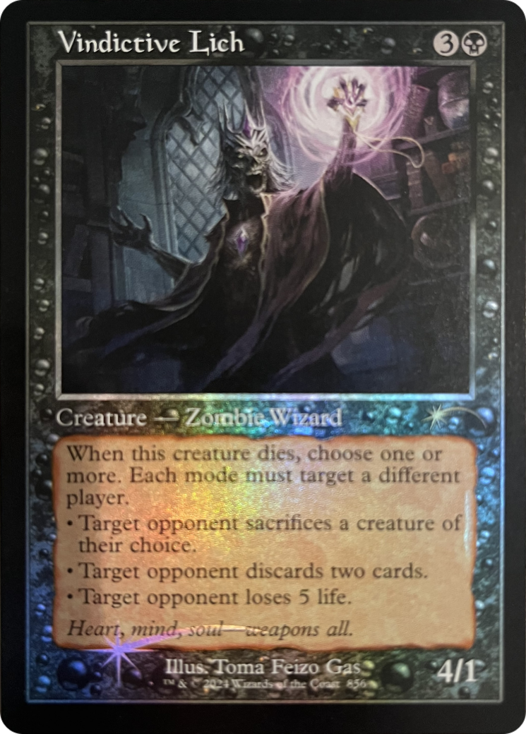 Vindictive Lich (Retro Frame) [Secret Lair Drop Series] | Empire Gaming NC