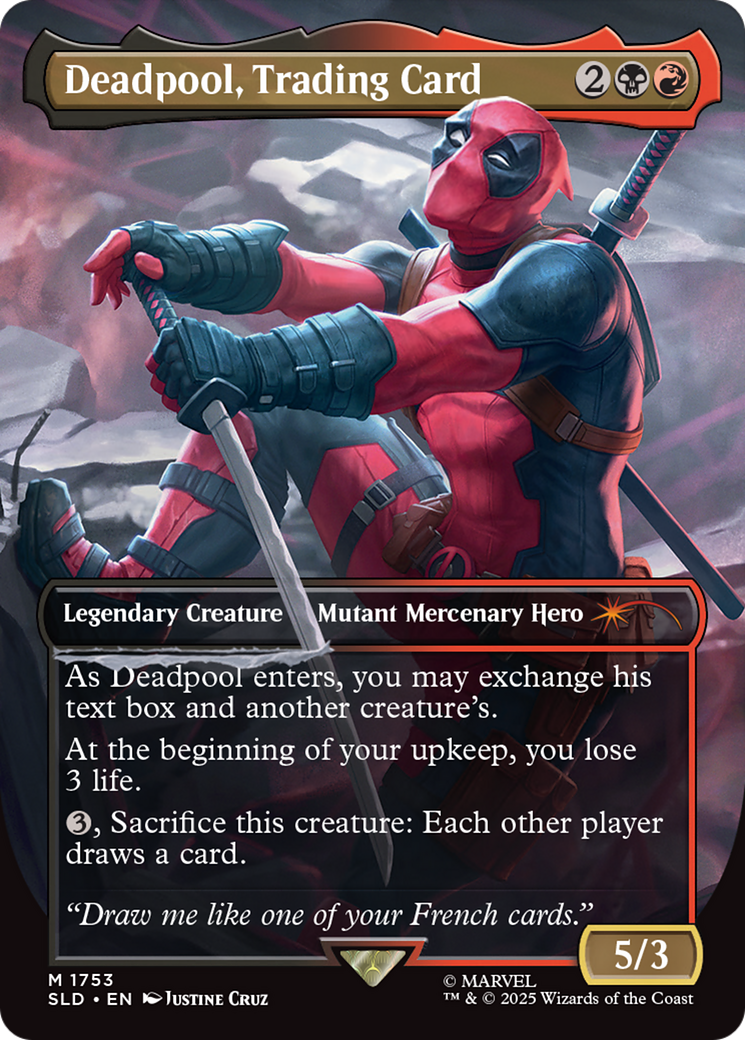 Deadpool, Trading Card [Secret Lair Drop Series] | Empire Gaming NC