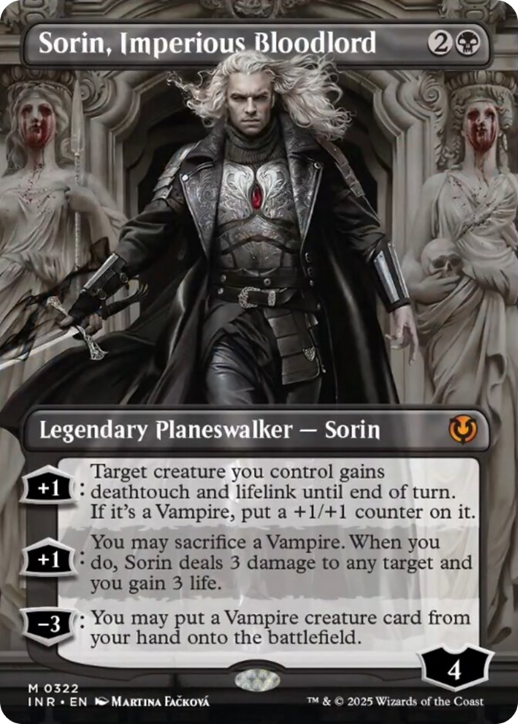Sorin, Imperious Bloodlord (Borderless) [Innistrad Remastered] | Empire Gaming NC
