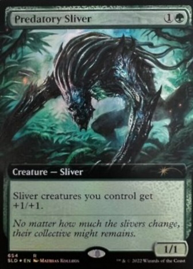 Predatory Sliver (Extended Art) [Secret Lair Drop Promos] | Empire Gaming NC