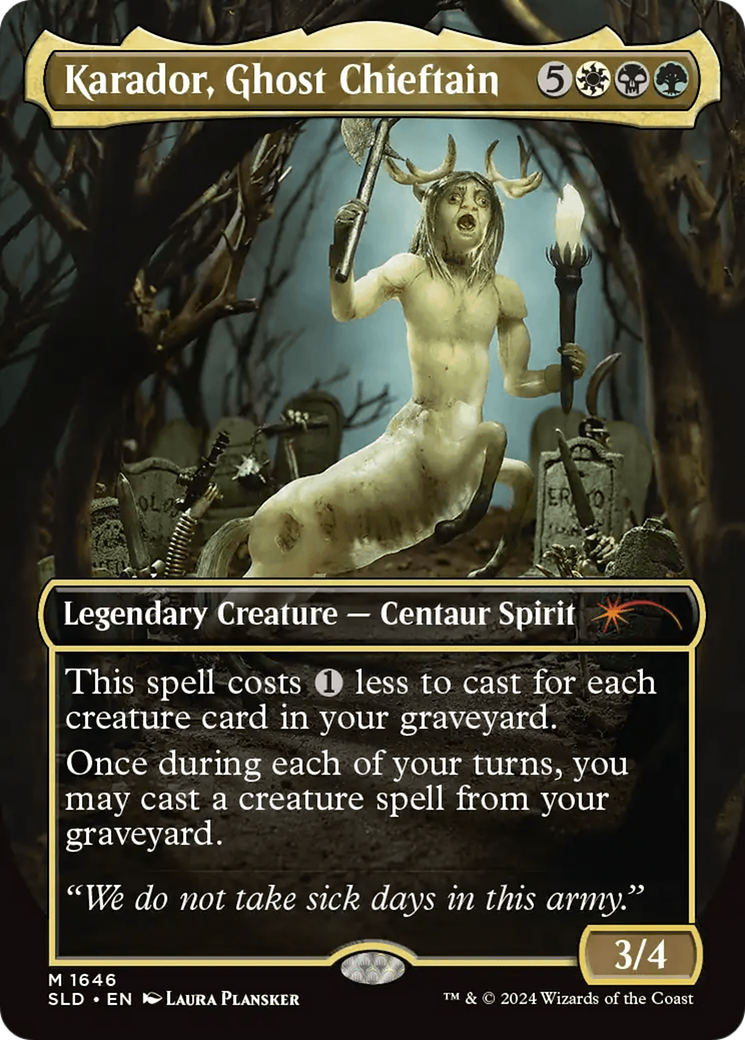 Karador, Ghost Chieftain (Rainbow Foil) [Secret Lair Drop Series] | Empire Gaming NC