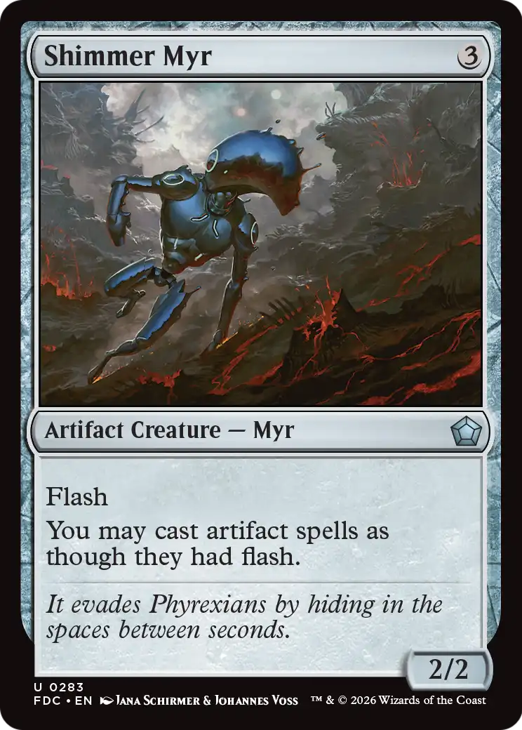Shimmer Myr [Foundations Commander] | Empire Gaming NC