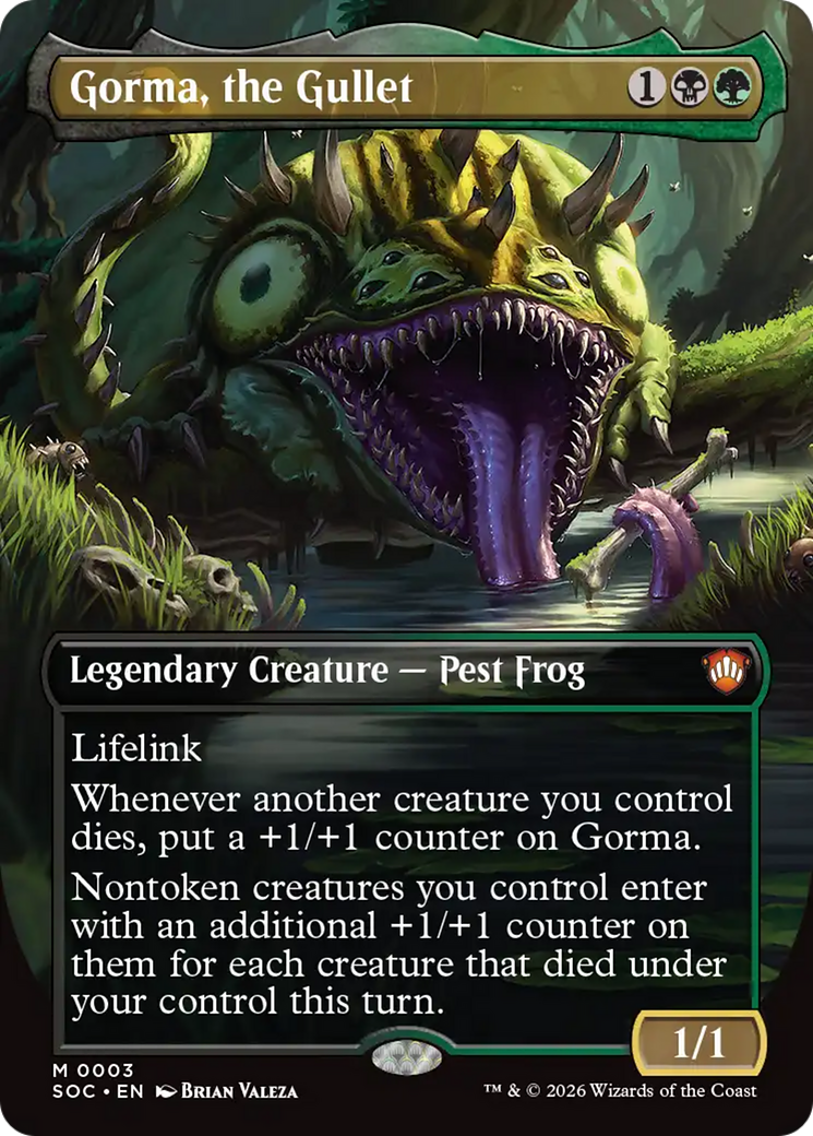 Gorma, the Gullet (Borderless) [Secrets of Strixhaven Commander] | Empire Gaming NC