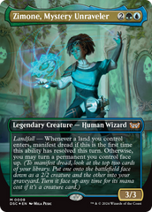 Zimone, Mystery Unraveler (Borderless) [Duskmourn: House of Horror Commander] | Empire Gaming NC