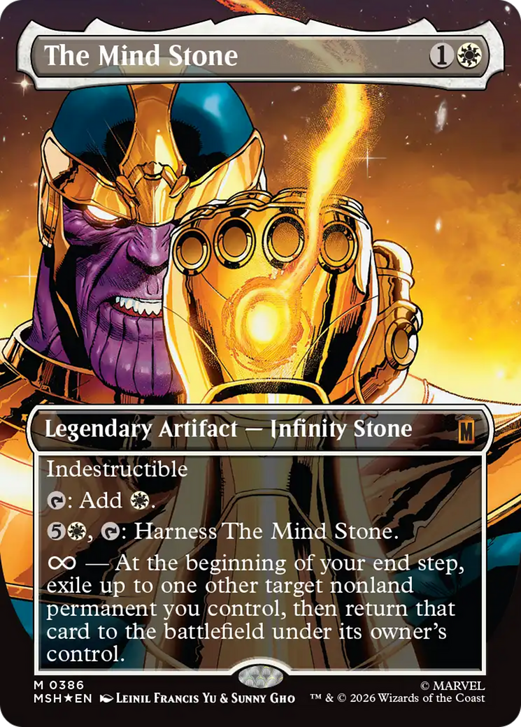 The Mind Stone (Borderless) [Marvel Super Heroes] | Empire Gaming NC
