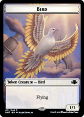 Elephant // Bird Double-Sided Token [Dominaria Remastered Tokens] | Empire Gaming NC