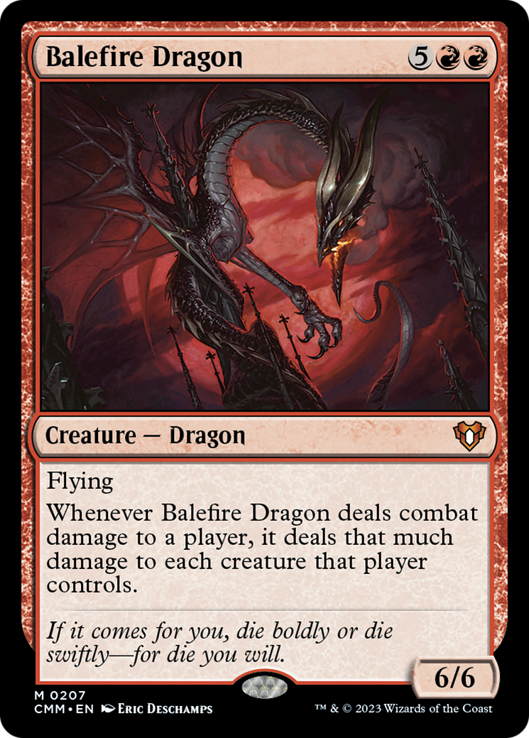 Balefire Dragon [Commander Masters] | Empire Gaming NC