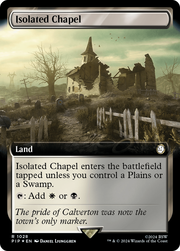 Isolated Chapel (Extended Art) (Surge Foil) [Fallout] | Empire Gaming NC