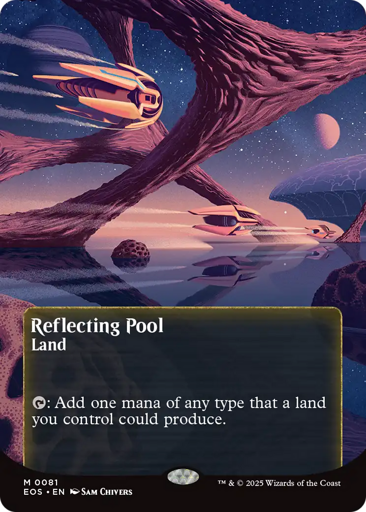 Reflecting Pool (0081) (Borderless) [Edge of Eternities: Stellar Sights] | Empire Gaming NC