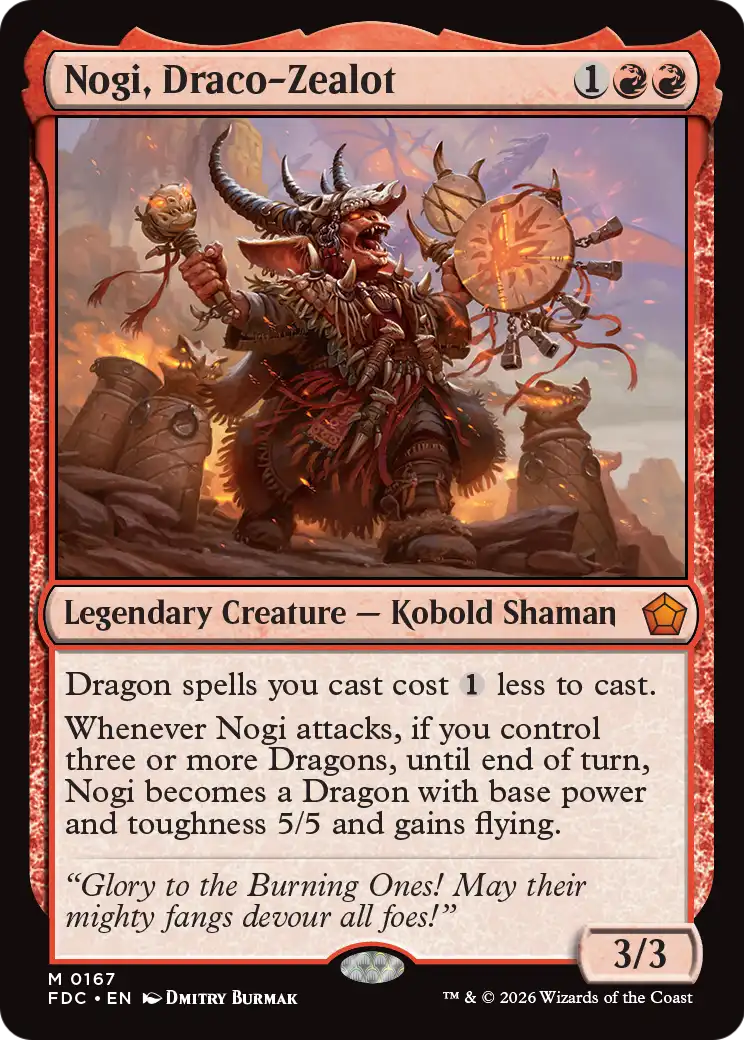 Nogi, Draco-Zealot [Foundations Commander] | Empire Gaming NC
