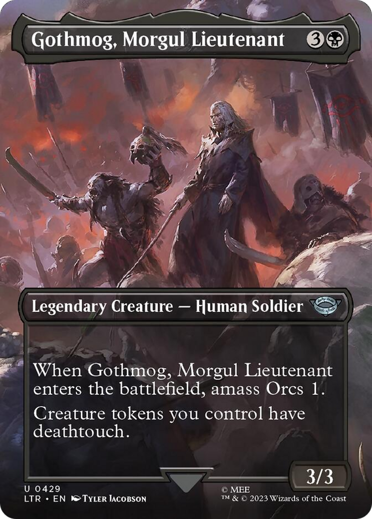 Gothmog, Morgul Lieutenant (Borderless Alternate Art) [The Lord of the Rings: Tales of Middle-Earth] | Empire Gaming NC