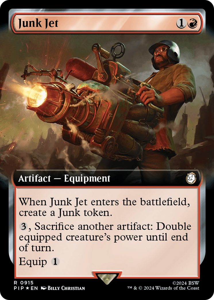 Junk Jet (Extended Art) (Surge Foil) [Fallout] | Empire Gaming NC