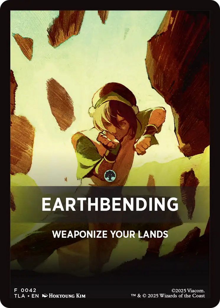 Earthbending Theme Card (0042) [Avatar: The Last Airbender Tokens] | Empire Gaming NC