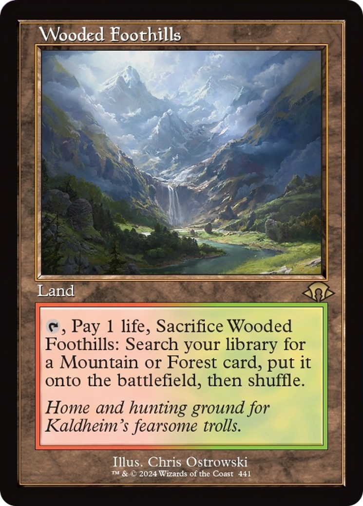 Wooded Foothills (Retro) [Modern Horizons 3] | Empire Gaming NC