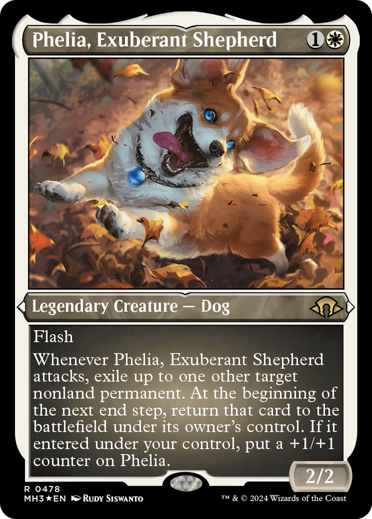 Phelia, Exuberant Shepherd (Foil Etched) [Modern Horizons 3] | Empire Gaming NC