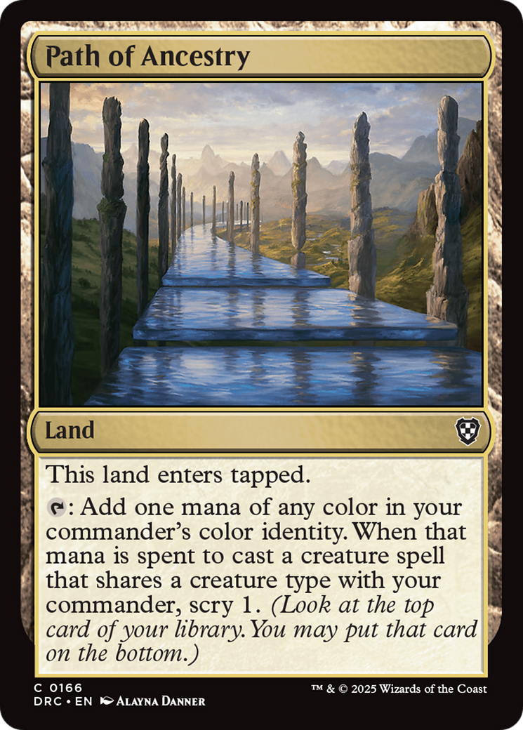 Path of Ancestry (0166) [Aetherdrift Commander] | Empire Gaming NC
