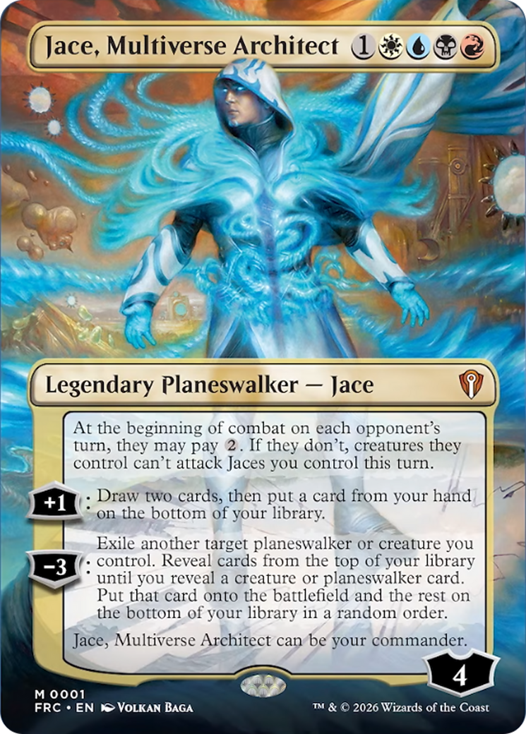 Jace, Multiverse Architect (Borderless) [Reality Fracture Commander] | Empire Gaming NC