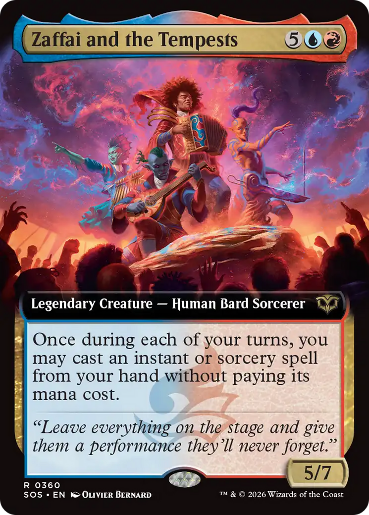 Zaffai and the Tempests (Extended Art) [Secrets of Strixhaven] | Empire Gaming NC