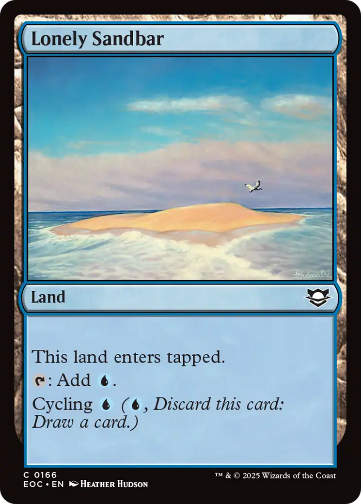 Lonely Sandbar [Edge of Eternities Commander] | Empire Gaming NC