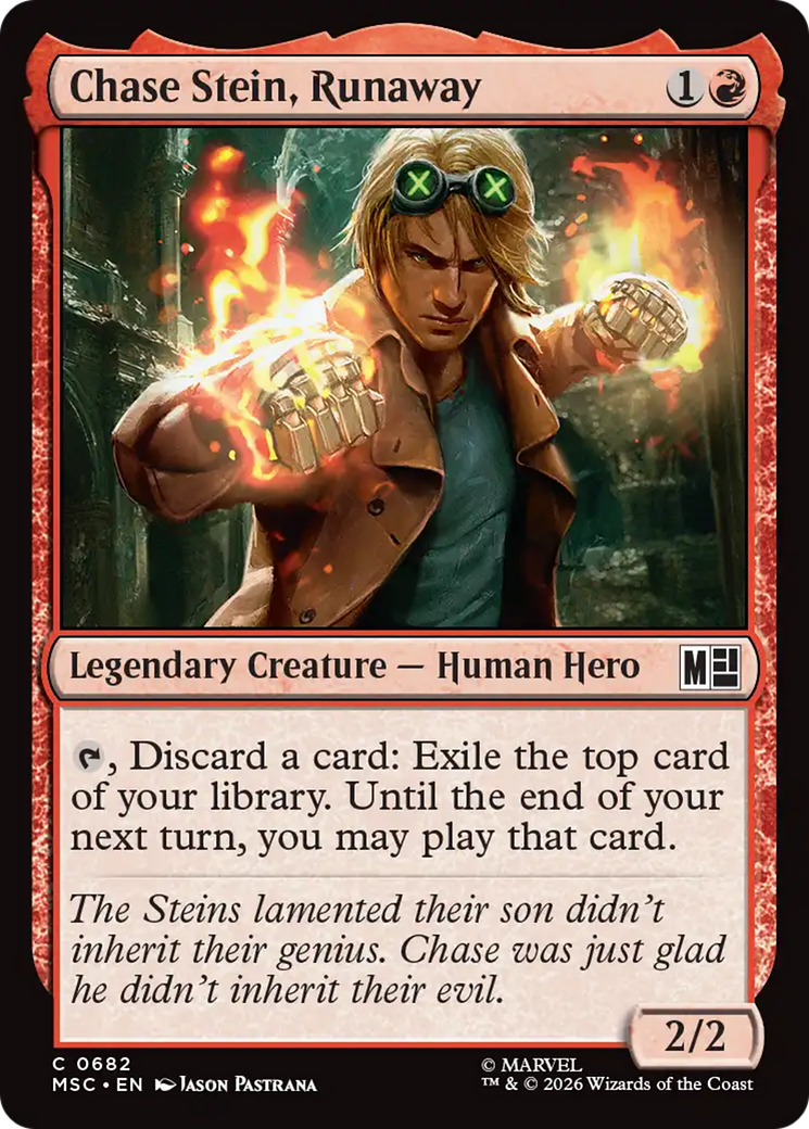 Chase Stein, Runaway [Marvel Super Heroes Commander] | Empire Gaming NC