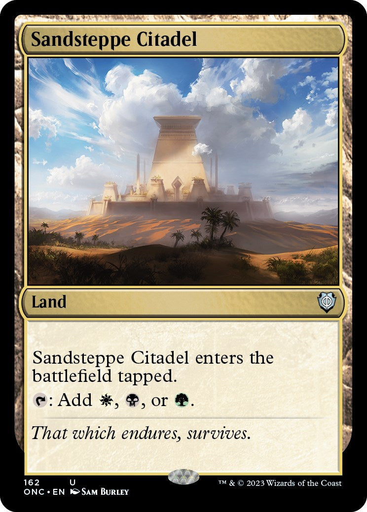 Sandsteppe Citadel [Phyrexia: All Will Be One Commander] | Empire Gaming NC