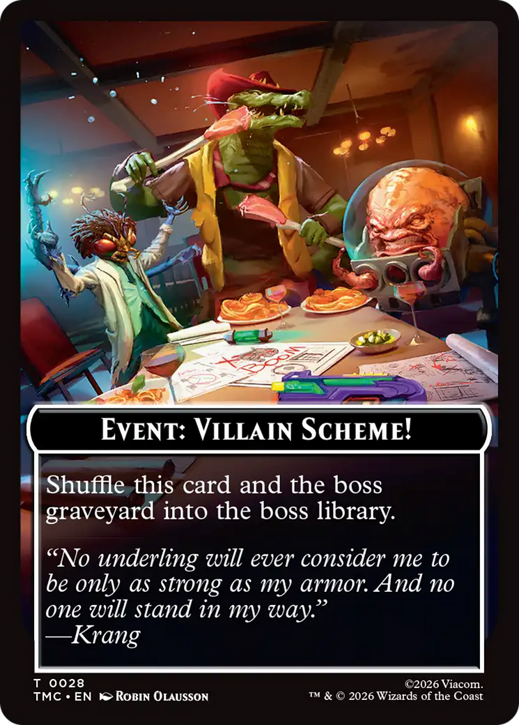 Event: Villain Scheme! [Teenage Mutant Ninja Turtles Commander Tokens] | Empire Gaming NC