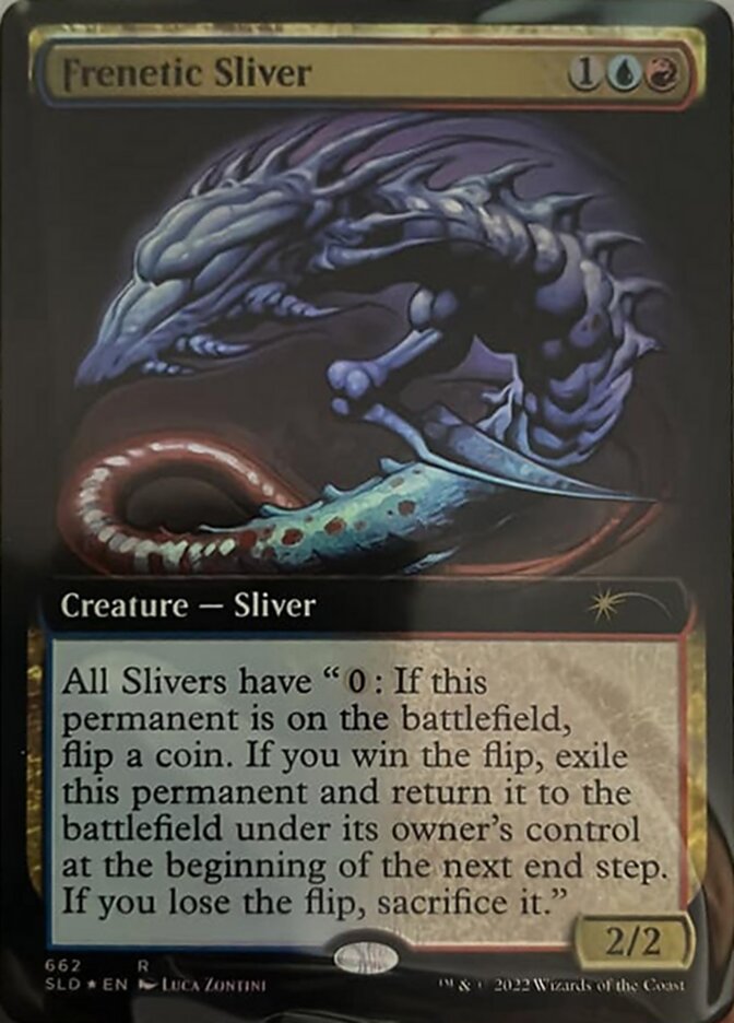 Frenetic Sliver (Extended Art) [Secret Lair Drop Promos] | Empire Gaming NC