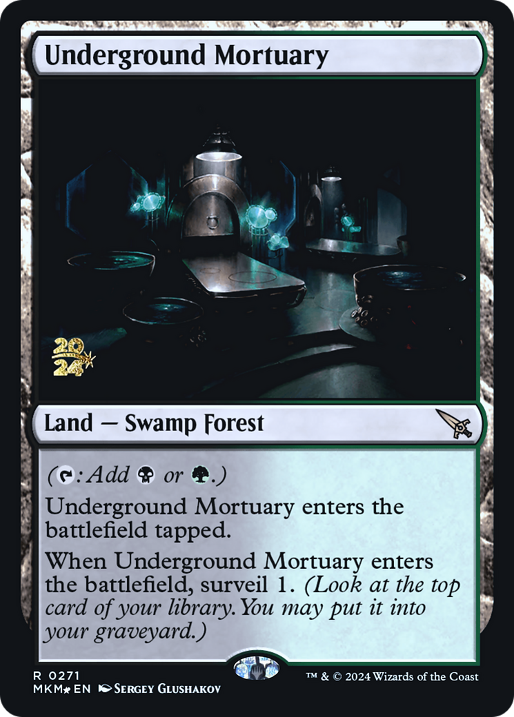 Underground Mortuary [Murders at Karlov Manor Prerelease Promos] | Empire Gaming NC