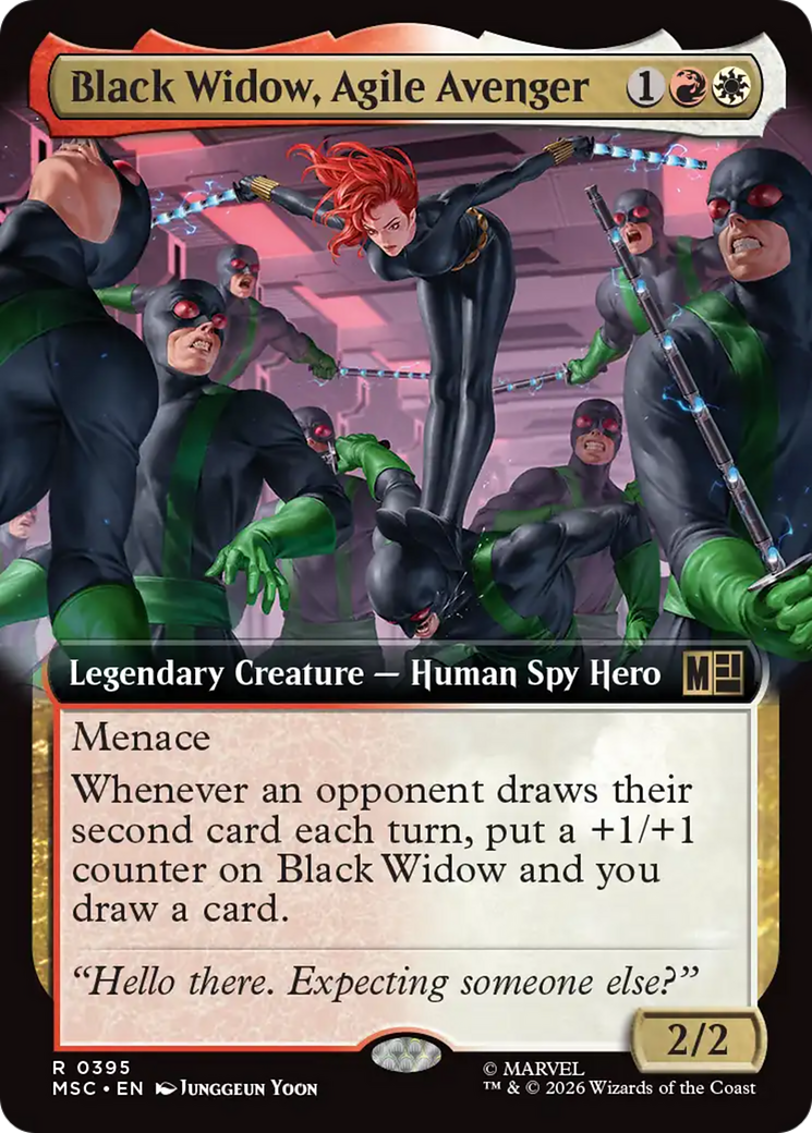 Black Widow, Agile Avenger (Extended Art) [Marvel Super Heroes Commander] | Empire Gaming NC