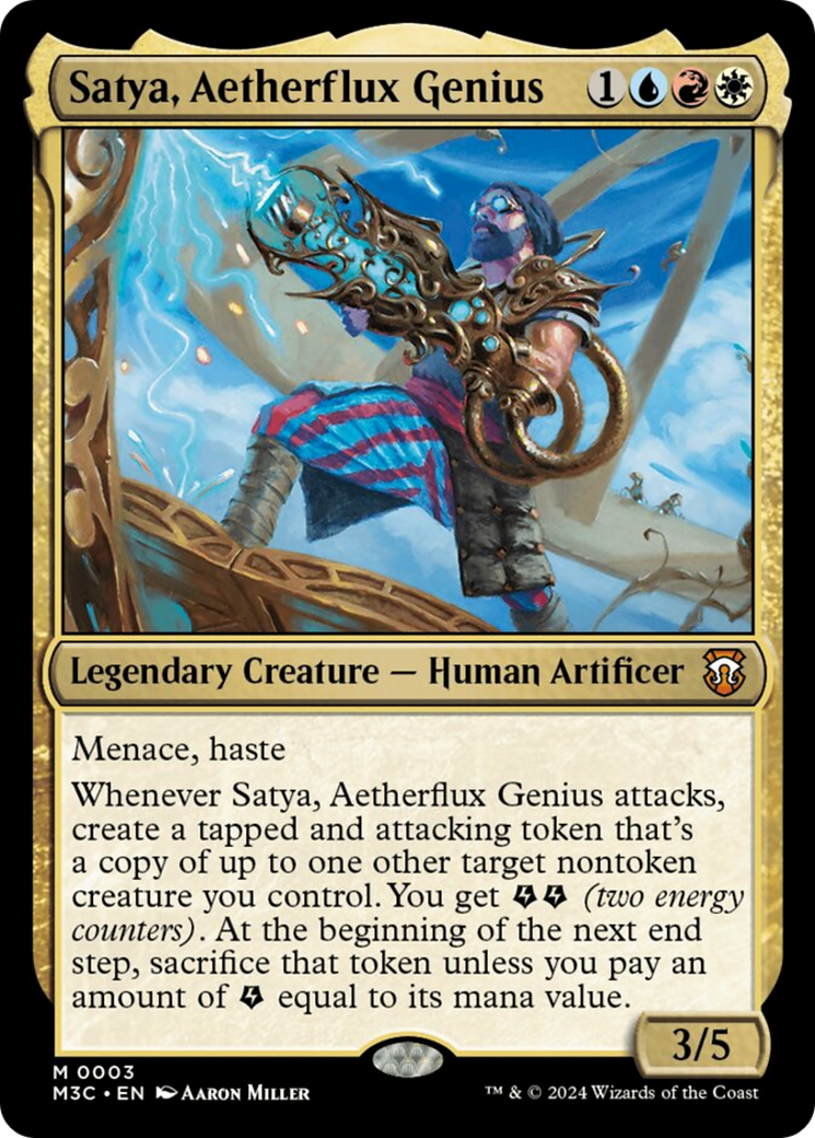 Satya, Aetherflux Genius [Modern Horizons 3 Commander] | Empire Gaming NC