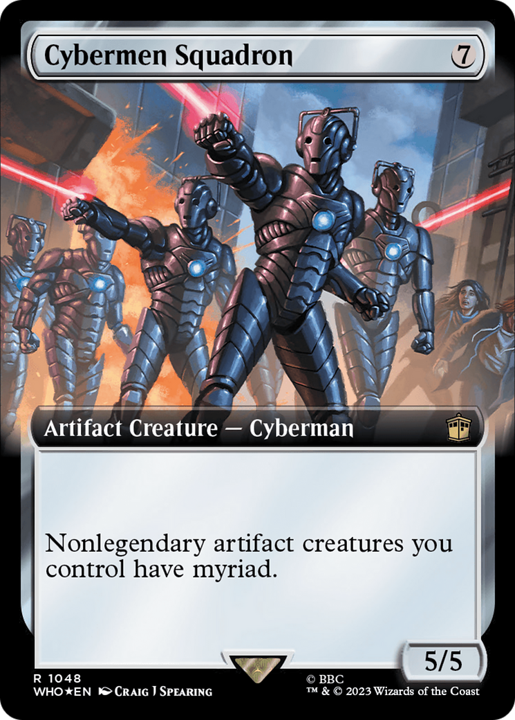 Cybermen Squadron (Extended Art) (Surge Foil) [Doctor Who] | Empire Gaming NC