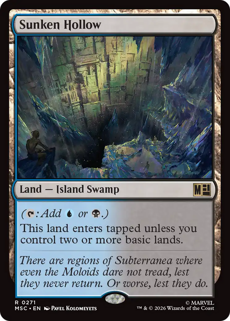 Sunken Hollow (Surge Foil) [Marvel Super Heroes Commander] | Empire Gaming NC