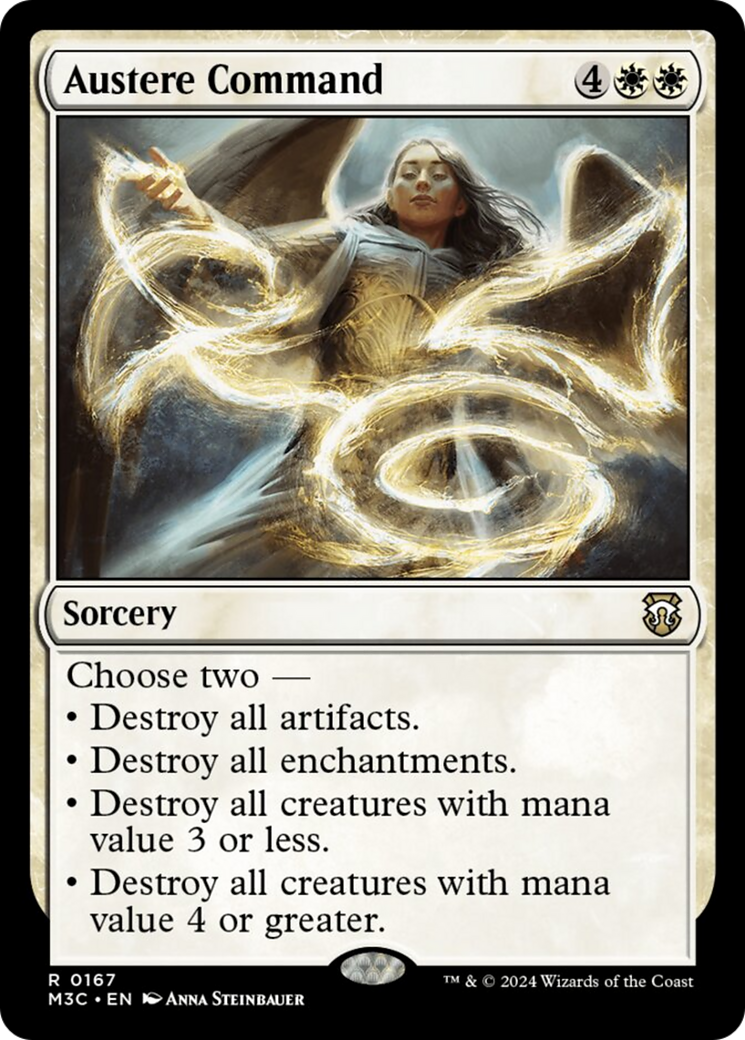 Austere Command (Ripple Foil) [Modern Horizons 3 Commander] | Empire Gaming NC