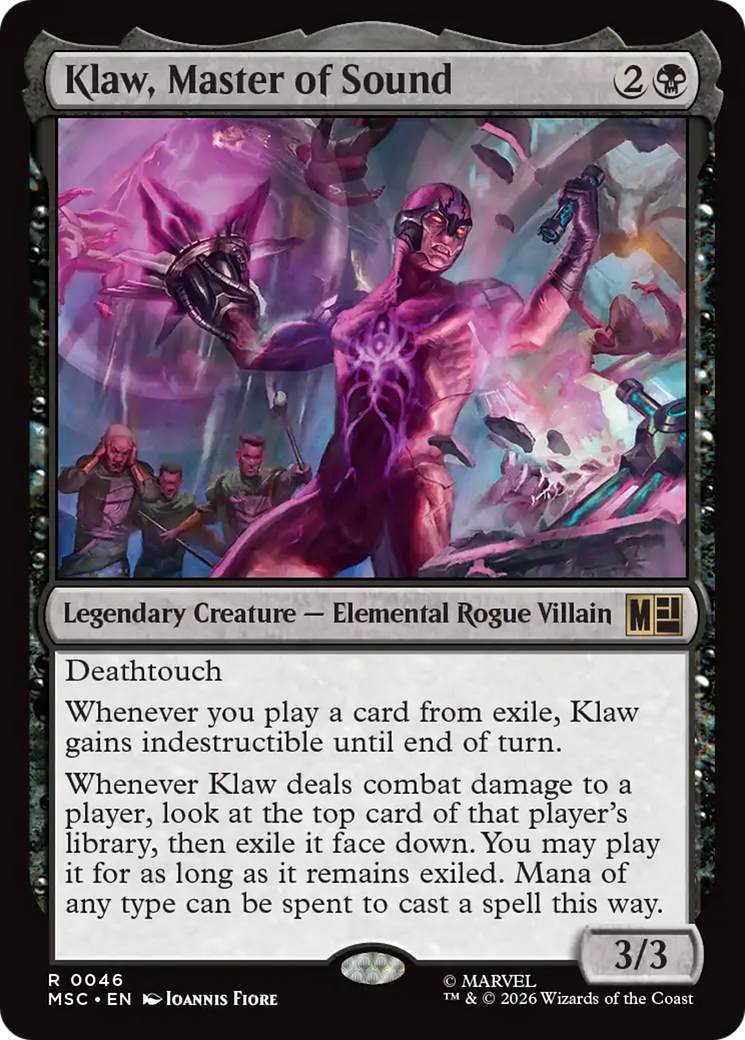 Klaw, Master of Sound [Marvel Super Heroes Commander] | Empire Gaming NC